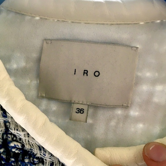 IRO Handi jacket sz fr 36 - Picture 3 of 9
